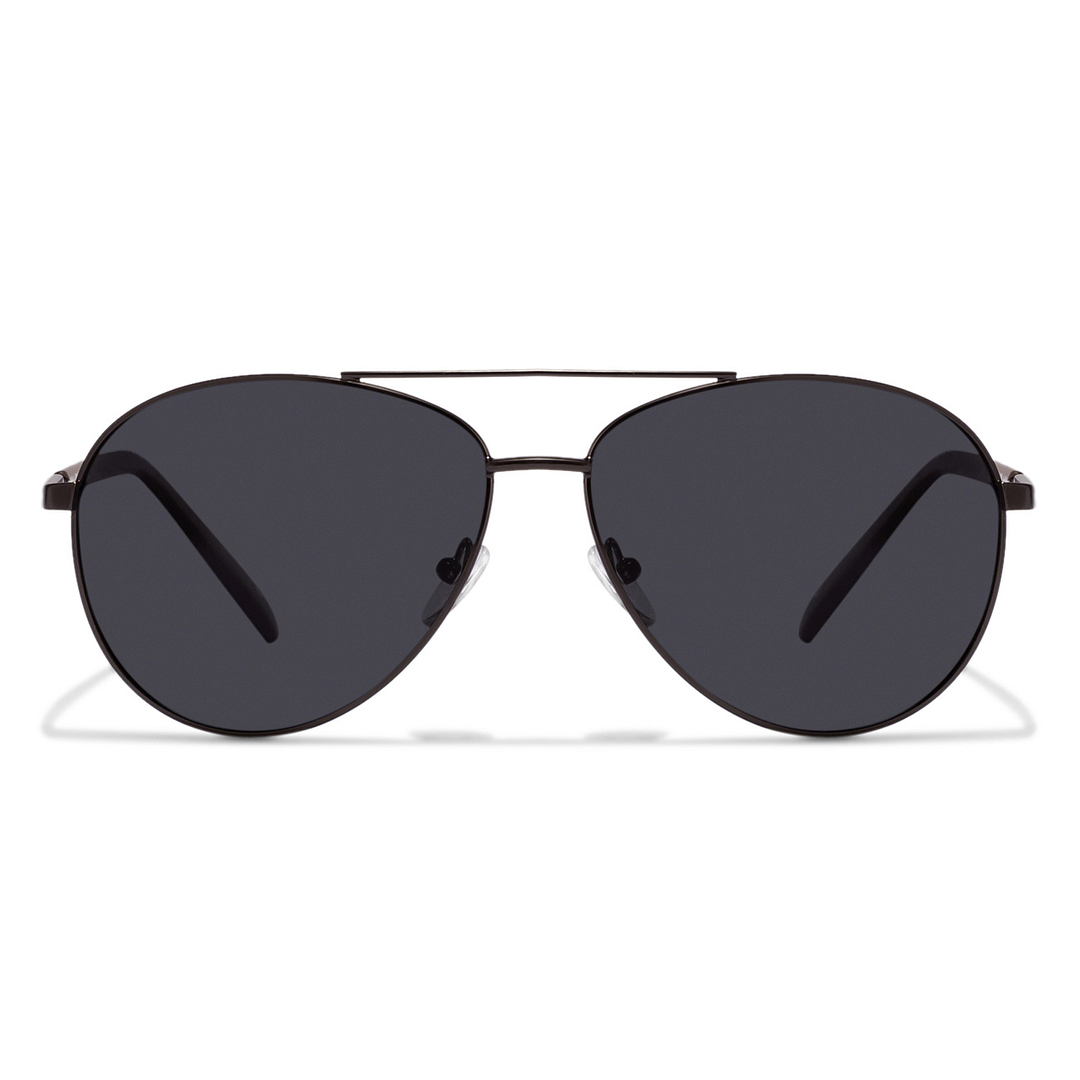 Vincent Chase Online Gunmetal Full Rim Aviator left side