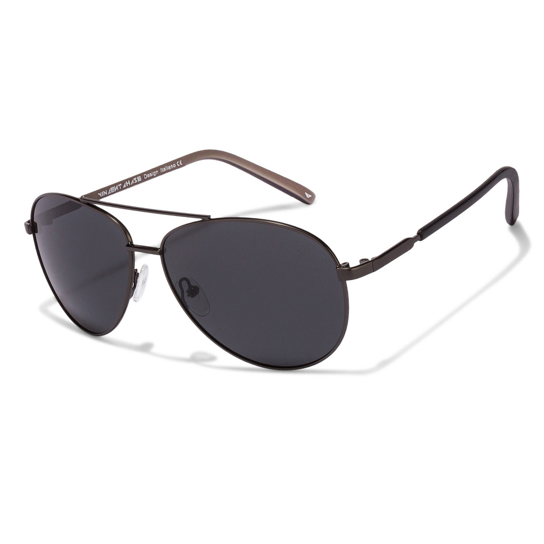 Vincent Chase Online Gunmetal Full Rim Aviator right side