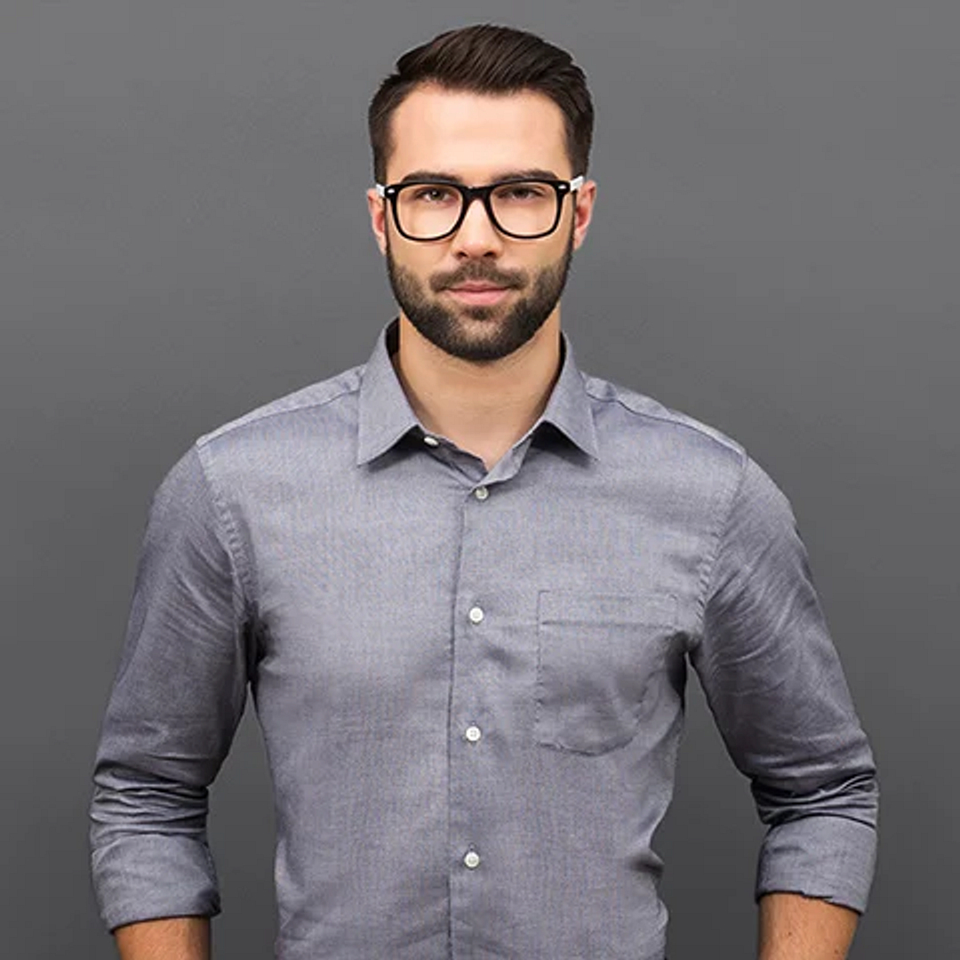 Vincent Chase Online Black Full Rim Square left side