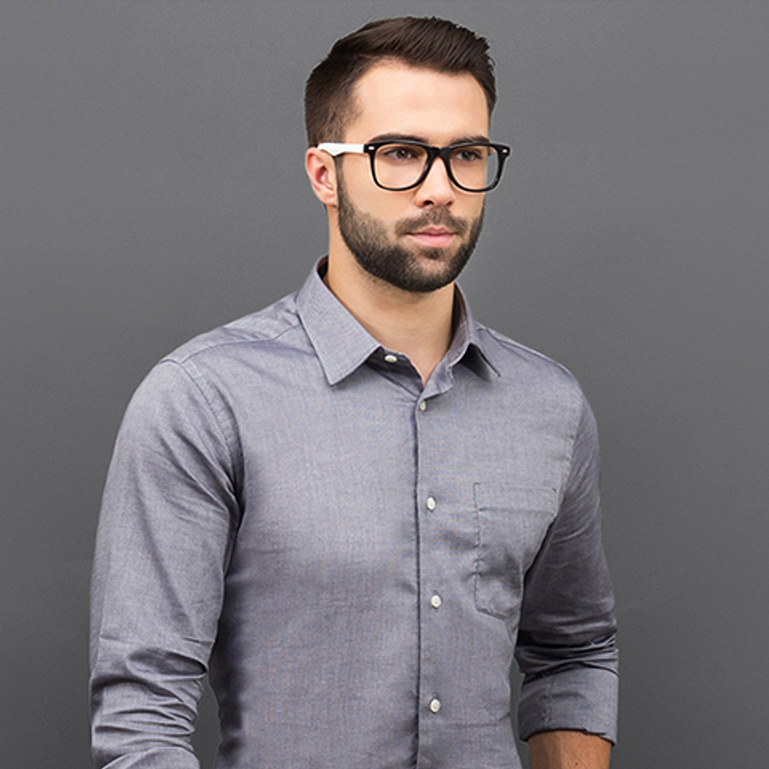 Vincent Chase Online Black Full Rim Square left side