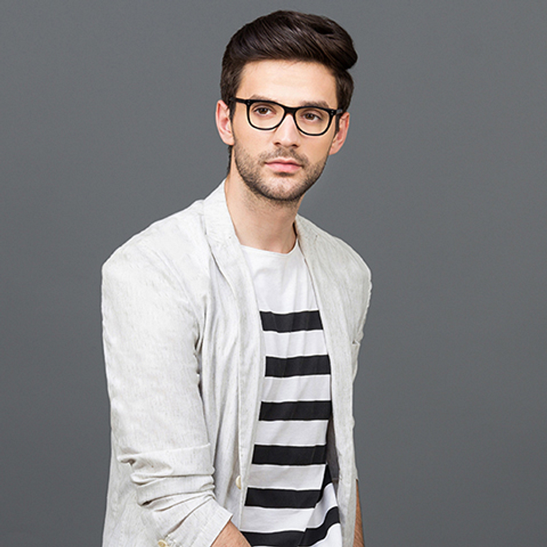 Vincent Chase Online Black Full Rim Rectangle left side