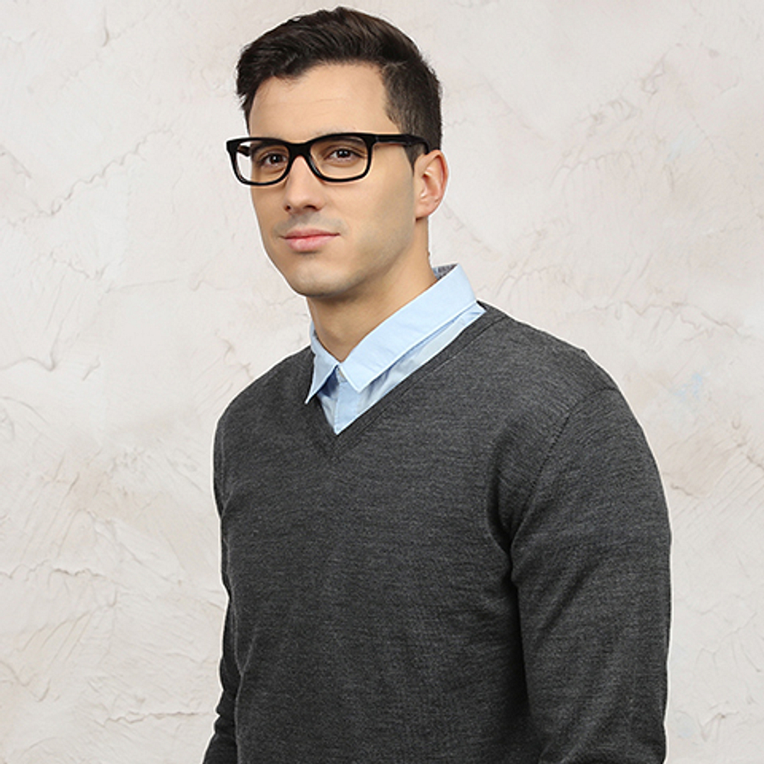 Vincent Chase Tortoise Full Rim Rectangle right side