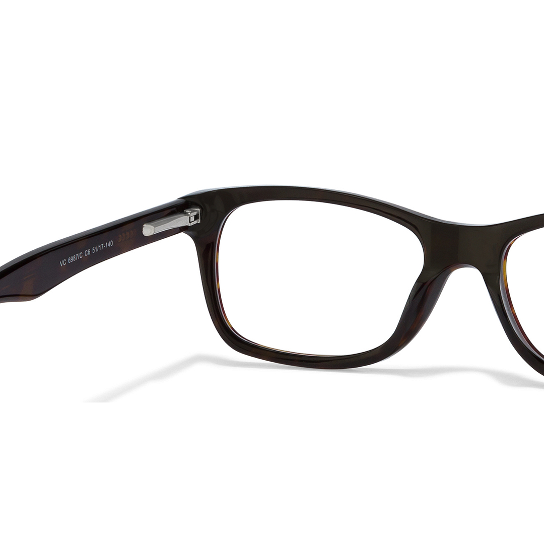 Vincent Chase Tortoise Full Rim Rectangle left side