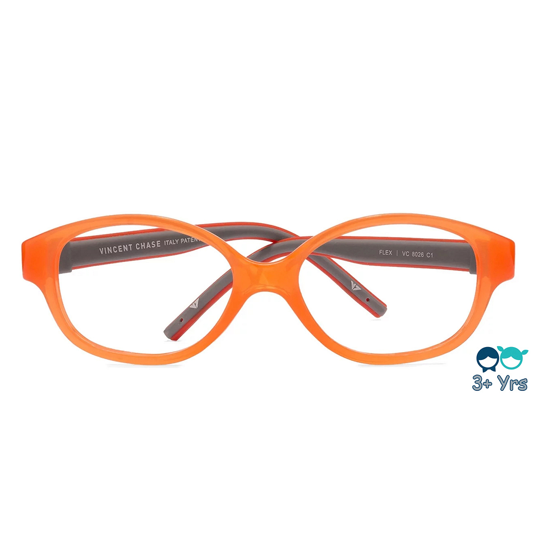 Hooper Online Orange Transparent Full Rim Round left side