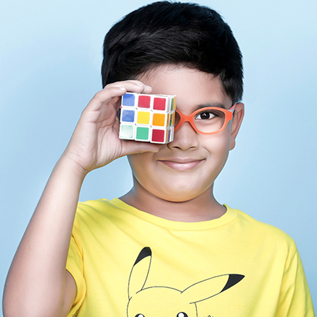 Hooper Online Orange Transparent Full Rim Round right side