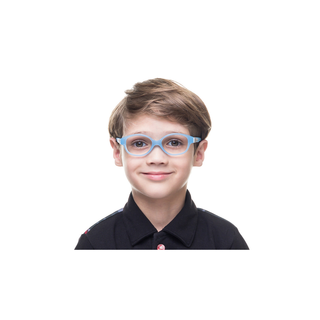 Hooper Online Blue Transparent Full Rim Round left side