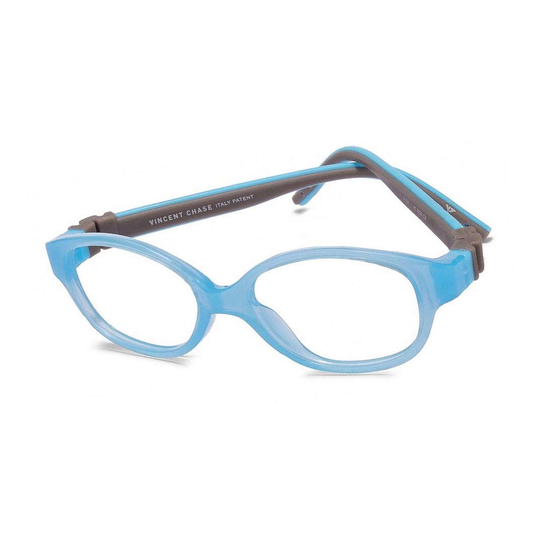 Hooper Online Blue Transparent Full Rim Round right side