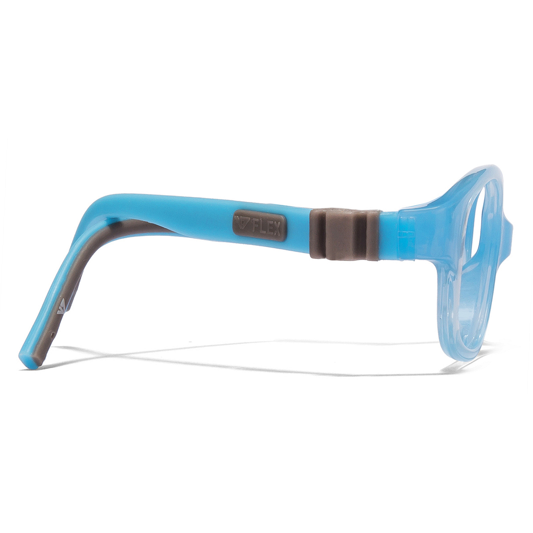 Hooper Online Blue Transparent Full Rim Round right side