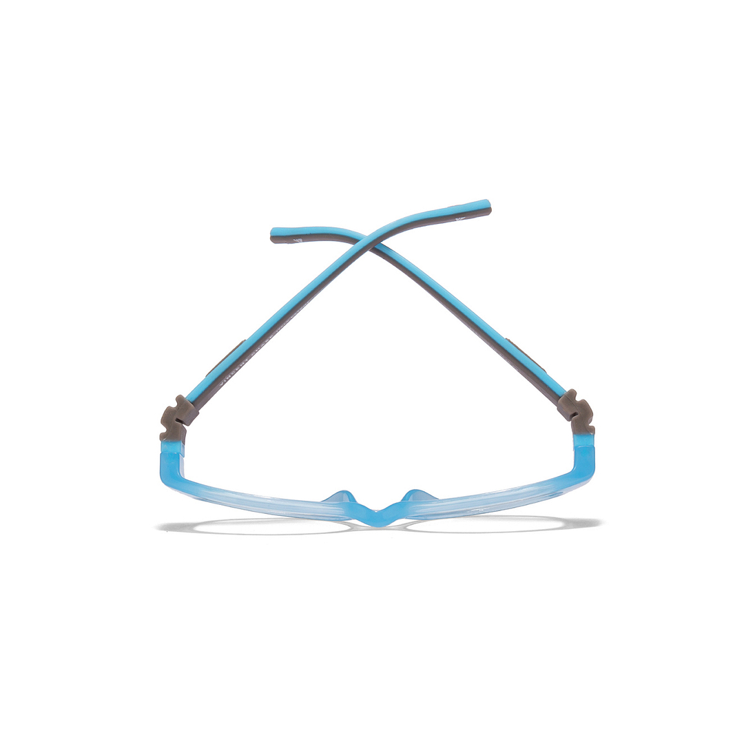 Hooper Online Blue Transparent Full Rim Round right side