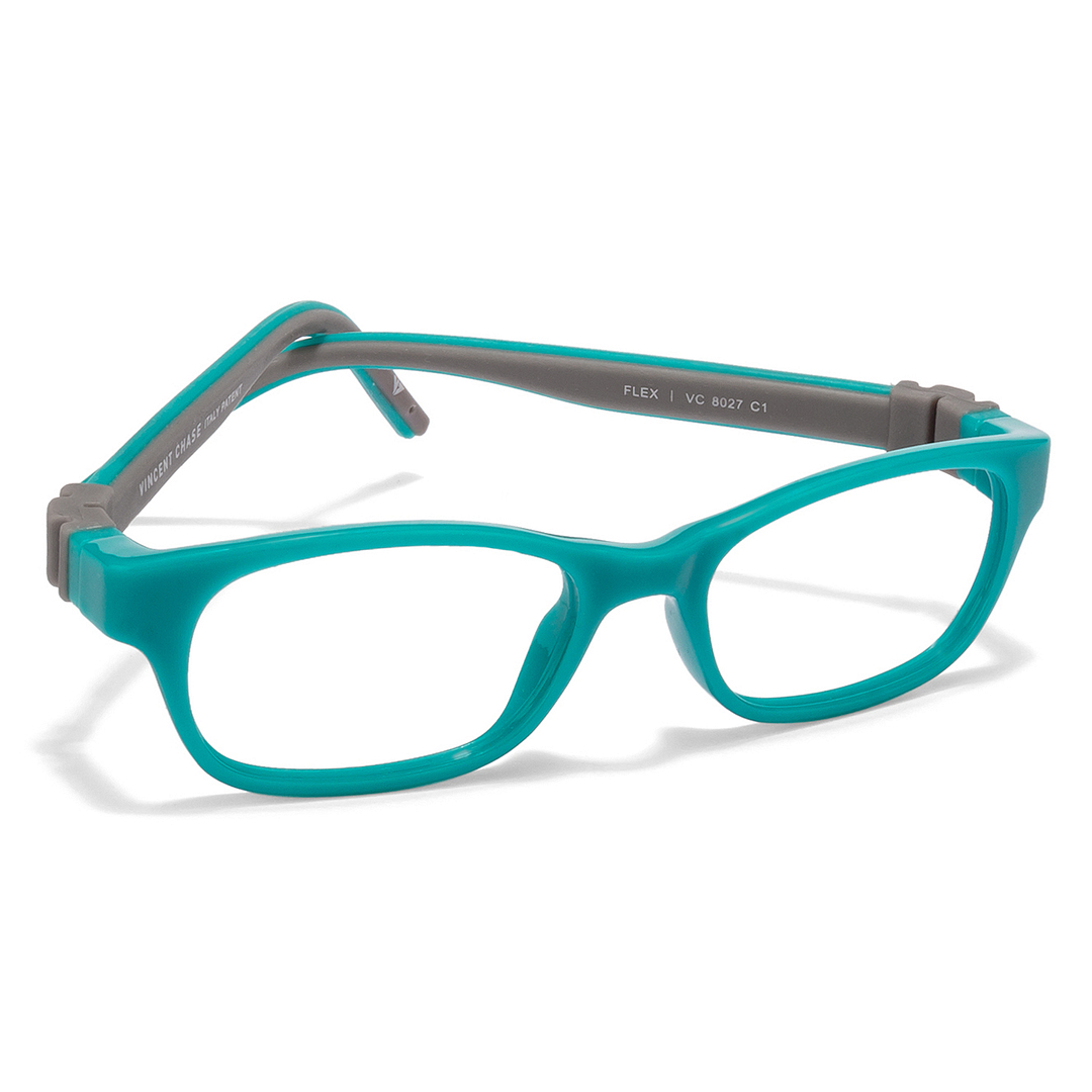 Hooper Online Green Full Rim Rectangle left side