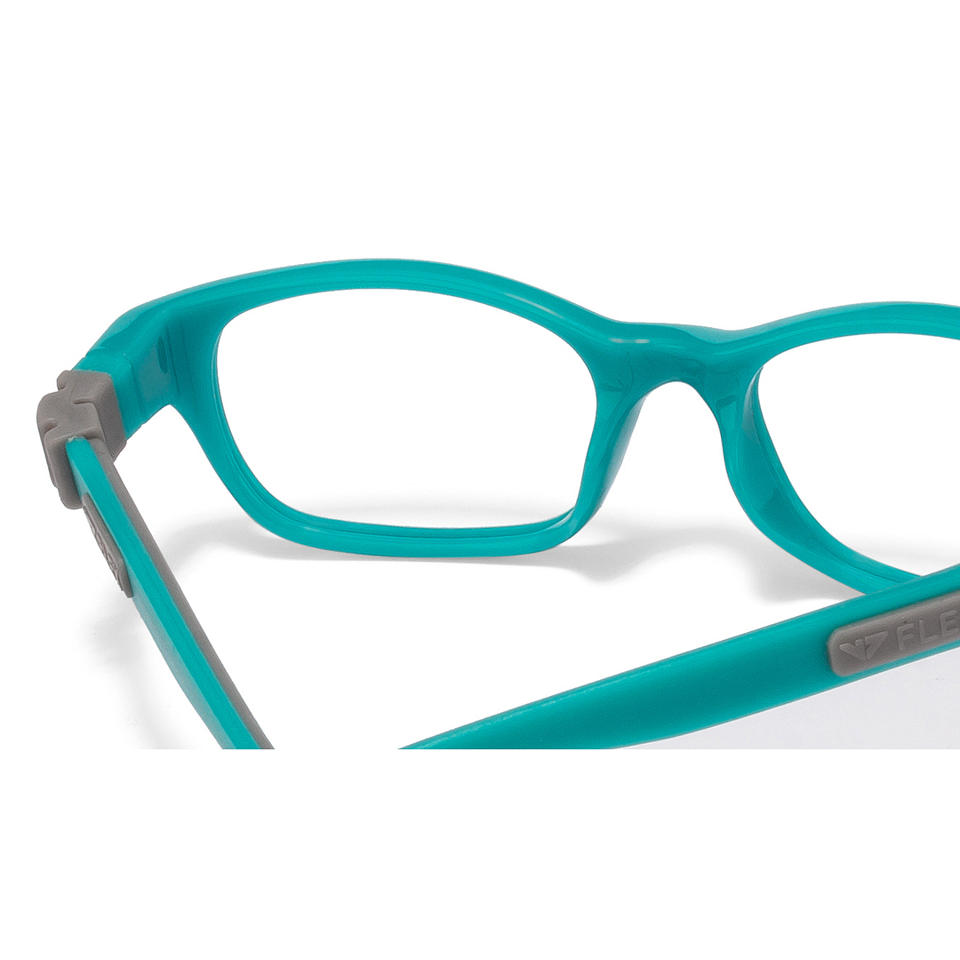 Hooper Online Green Full Rim Rectangle left side