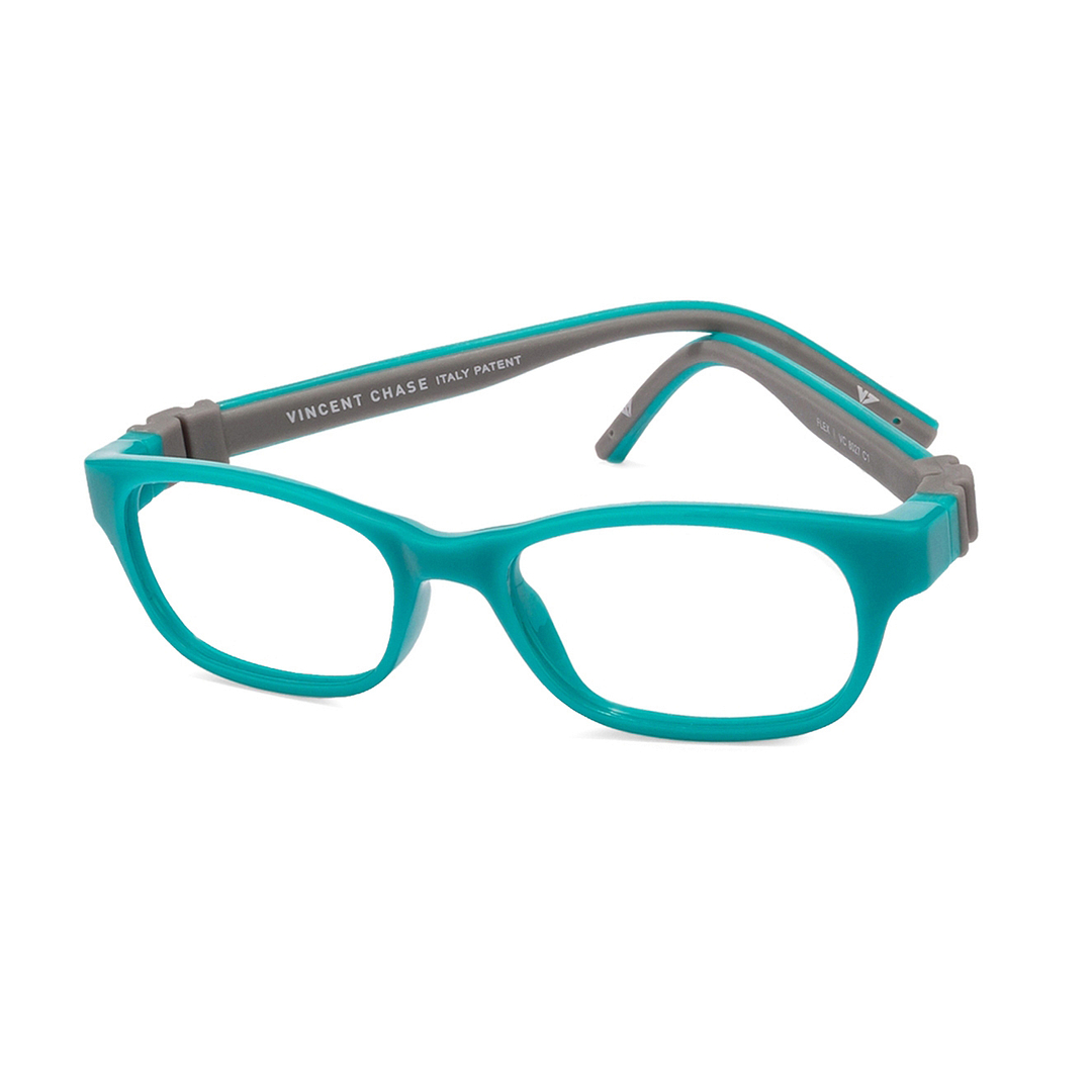 Hooper Online Green Full Rim Rectangle left side