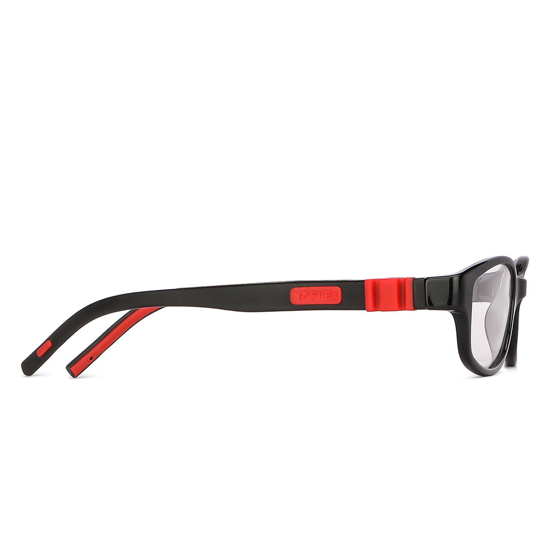 Hooper Online Black Full Rim Rectangle left side