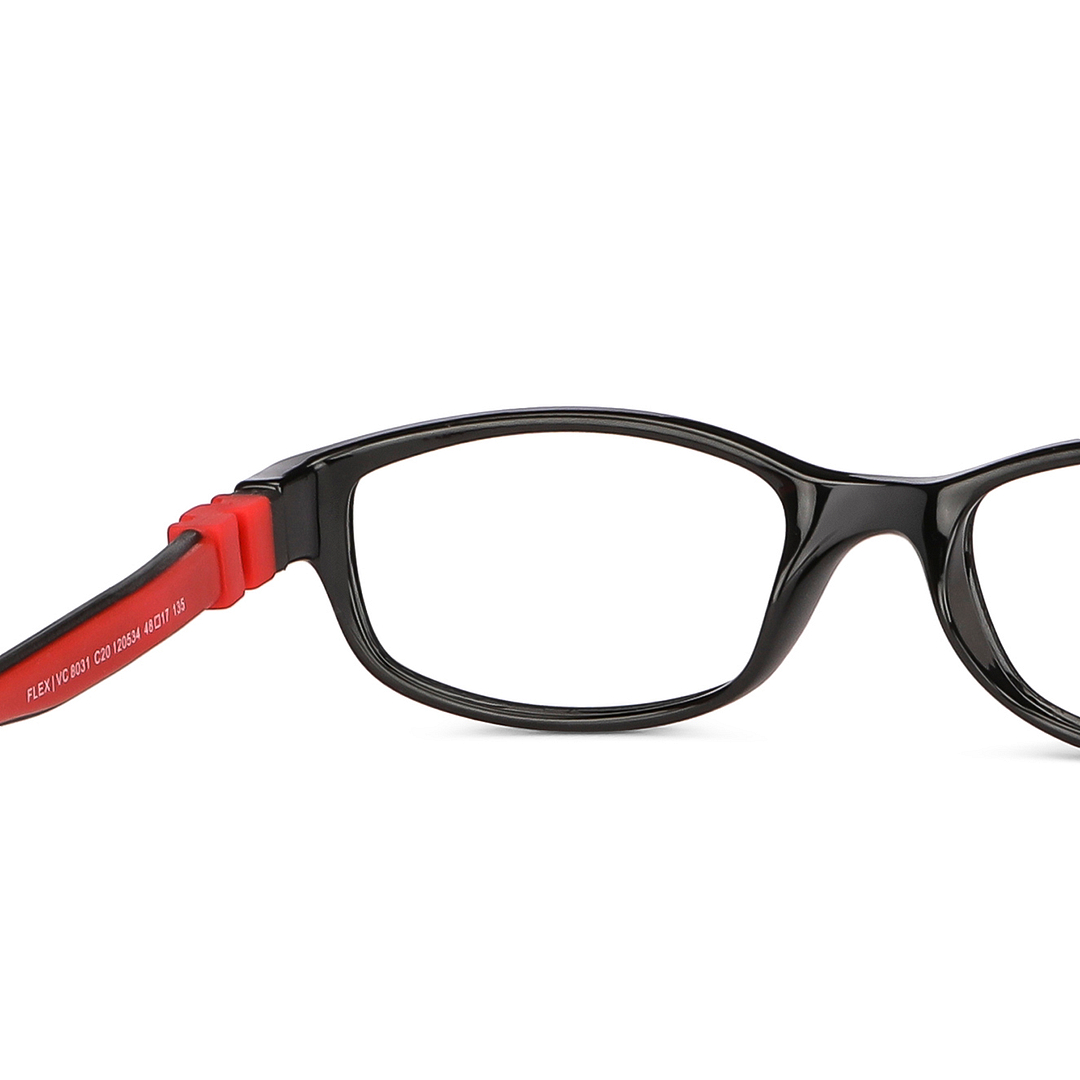 Hooper Online Black Full Rim Rectangle right side