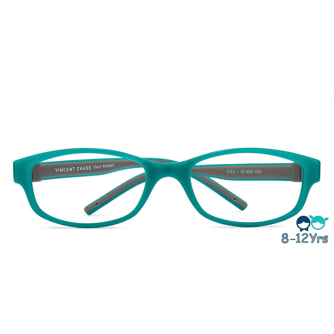 Hooper Online Sky Blue Full Rim Rectangle left side