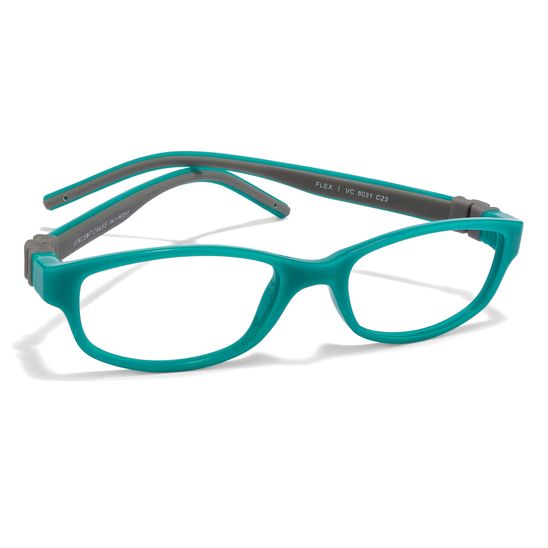 Hooper Online Sky Blue Full Rim Rectangle left side