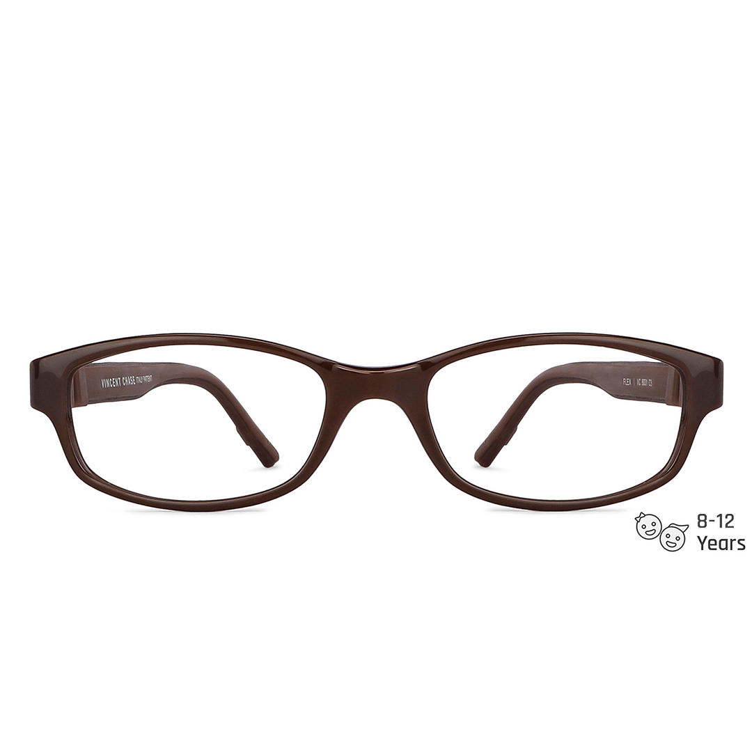 Hooper Online Light Brown Full Rim Rectangle right side