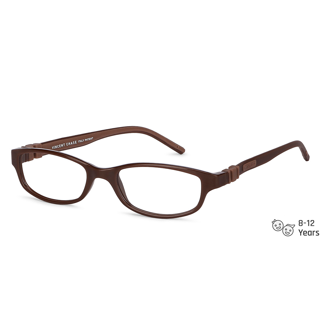 Hooper Online Light Brown Full Rim Rectangle left side