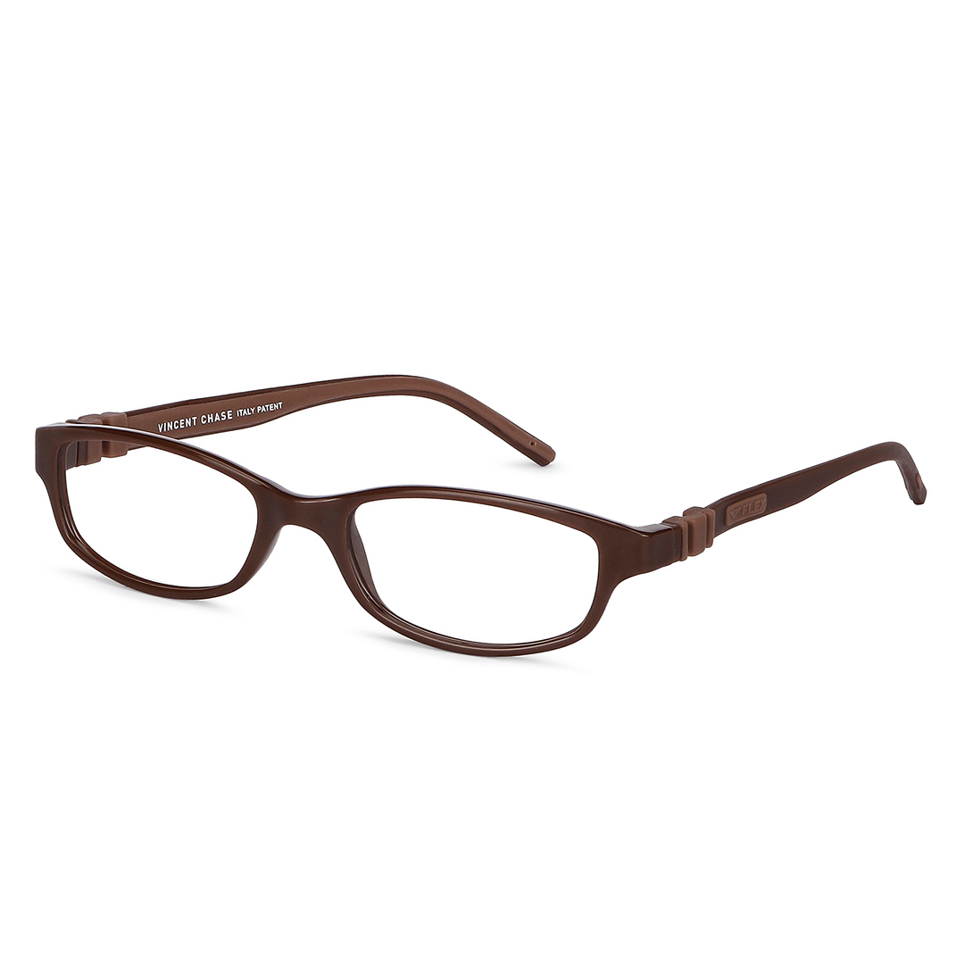 Hooper Online Light Brown Full Rim Rectangle right side