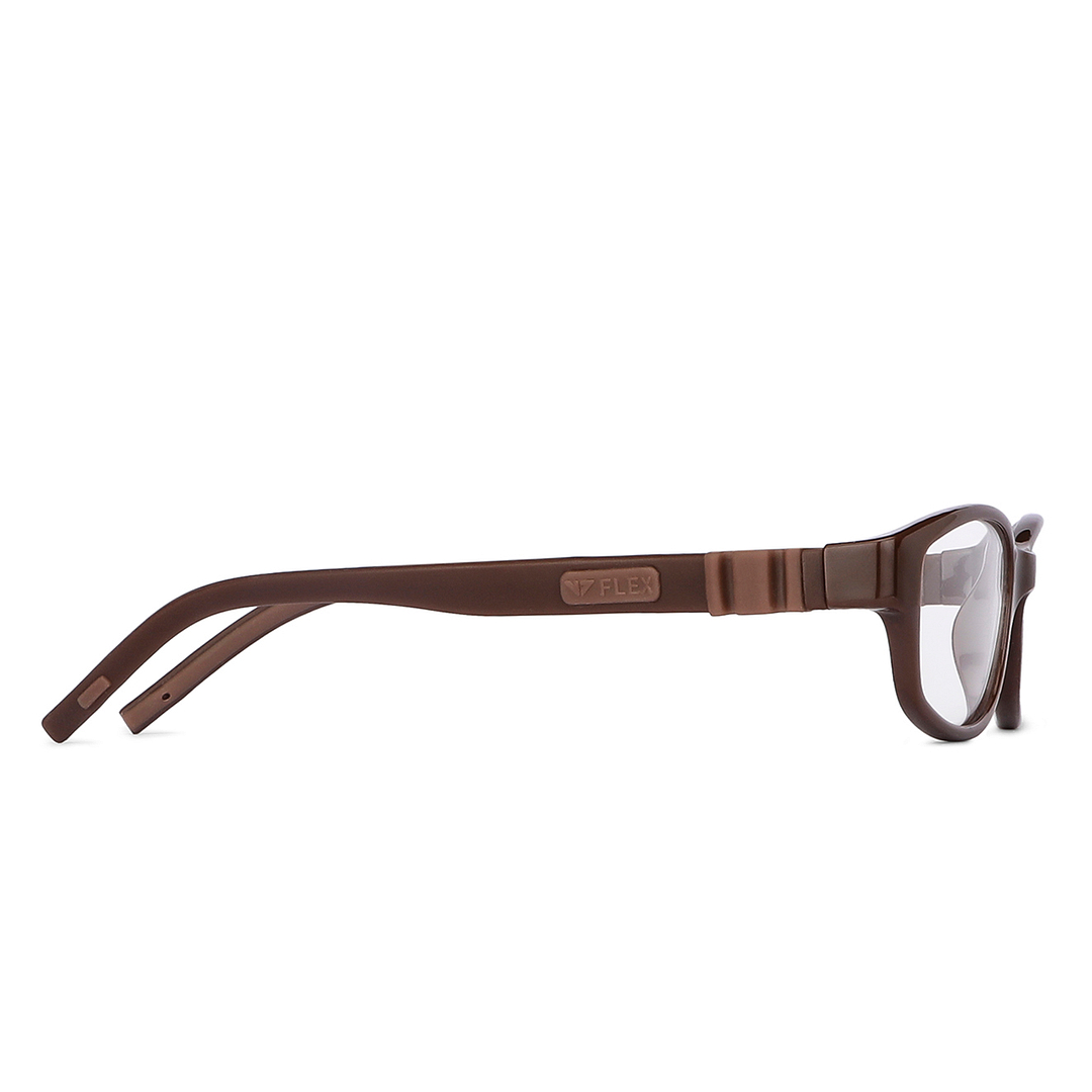 Hooper Online Light Brown Full Rim Rectangle right side