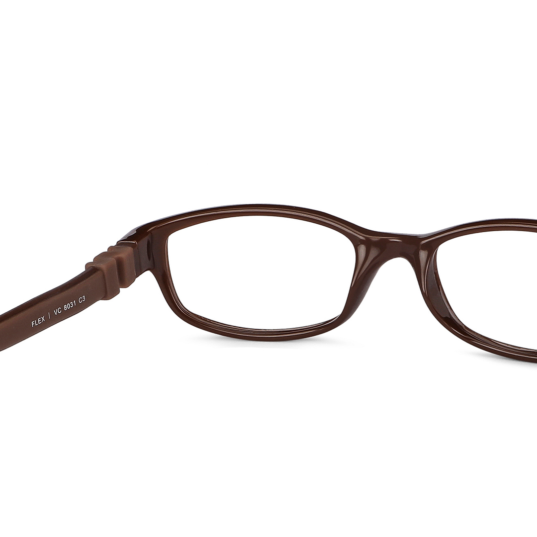 Hooper Online Light Brown Full Rim Rectangle left side