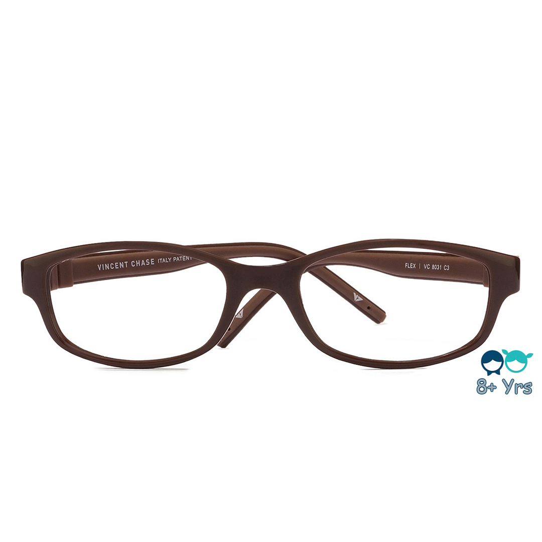 Hooper Online Light Brown Full Rim Rectangle left side