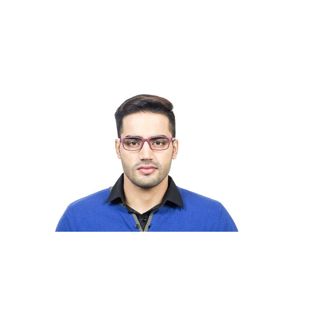 Lenskart Air Online Red Full Rim Rectangle left side