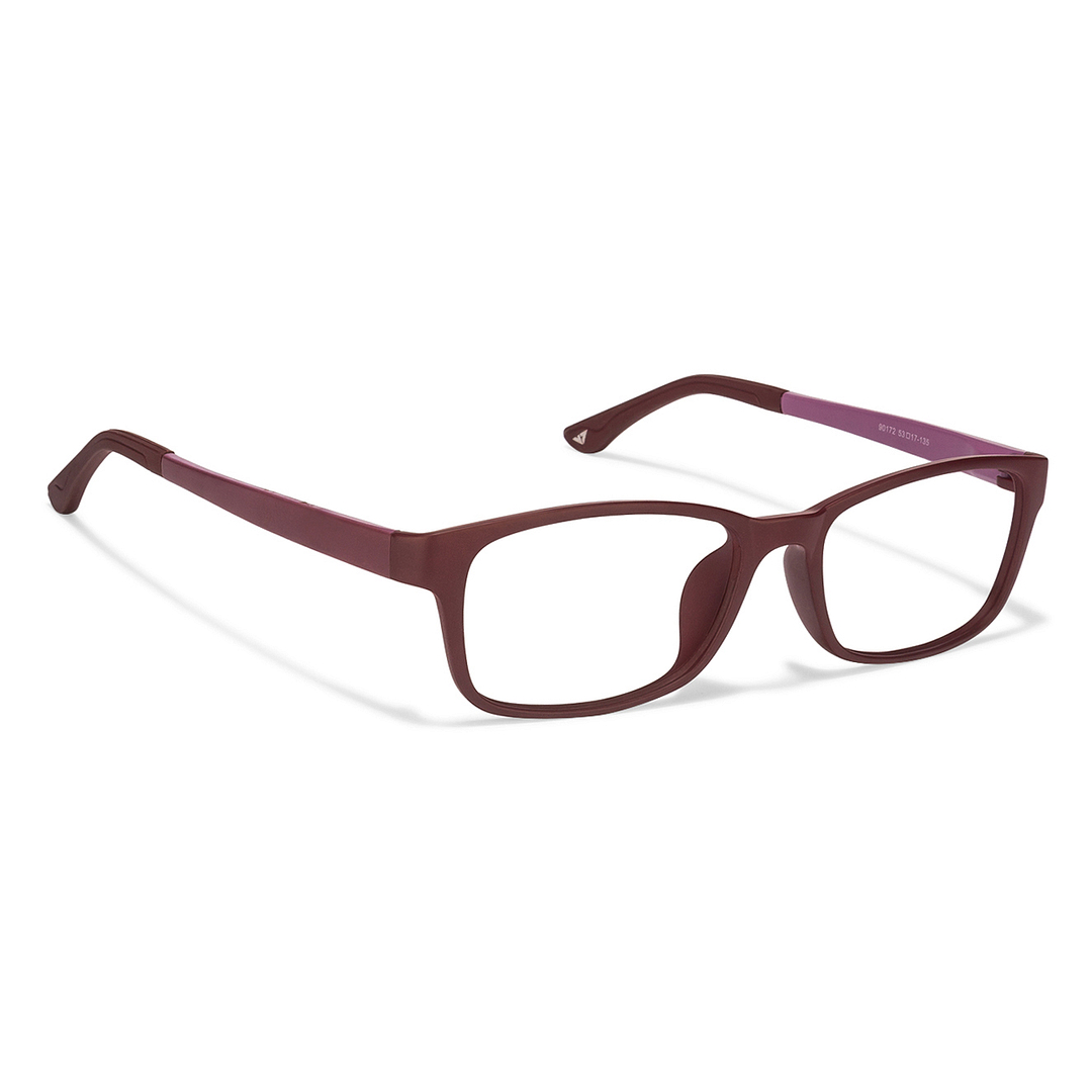 Lenskart Air Online Red Full Rim Rectangle left side
