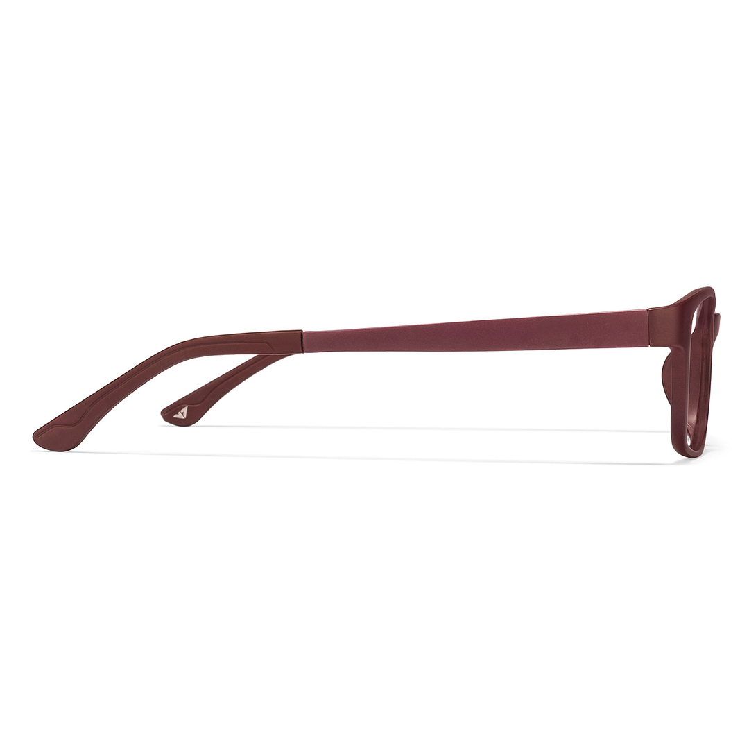 Lenskart Air Online Red Full Rim Rectangle left side