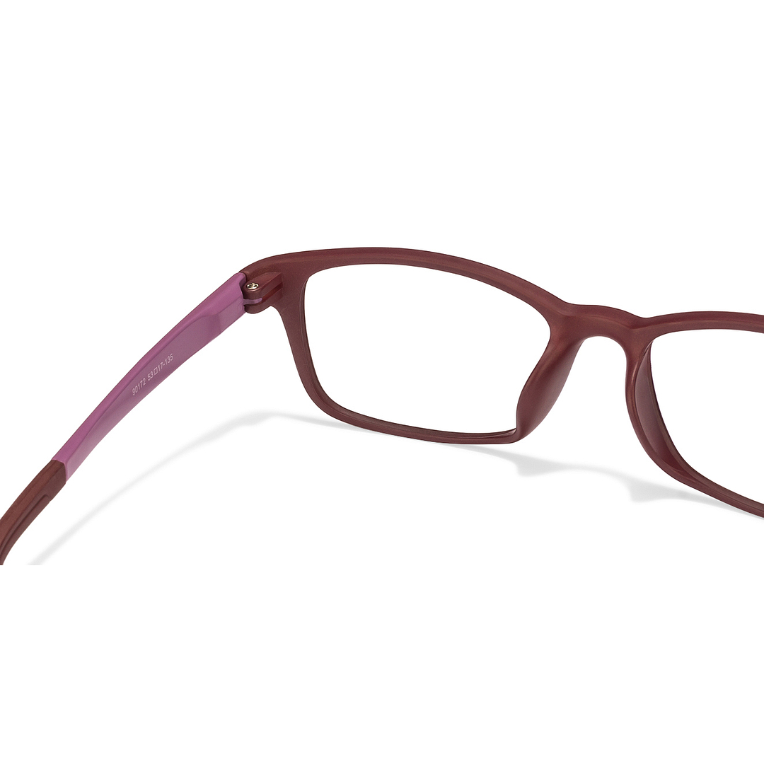 Lenskart Air Online Red Full Rim Rectangle left side