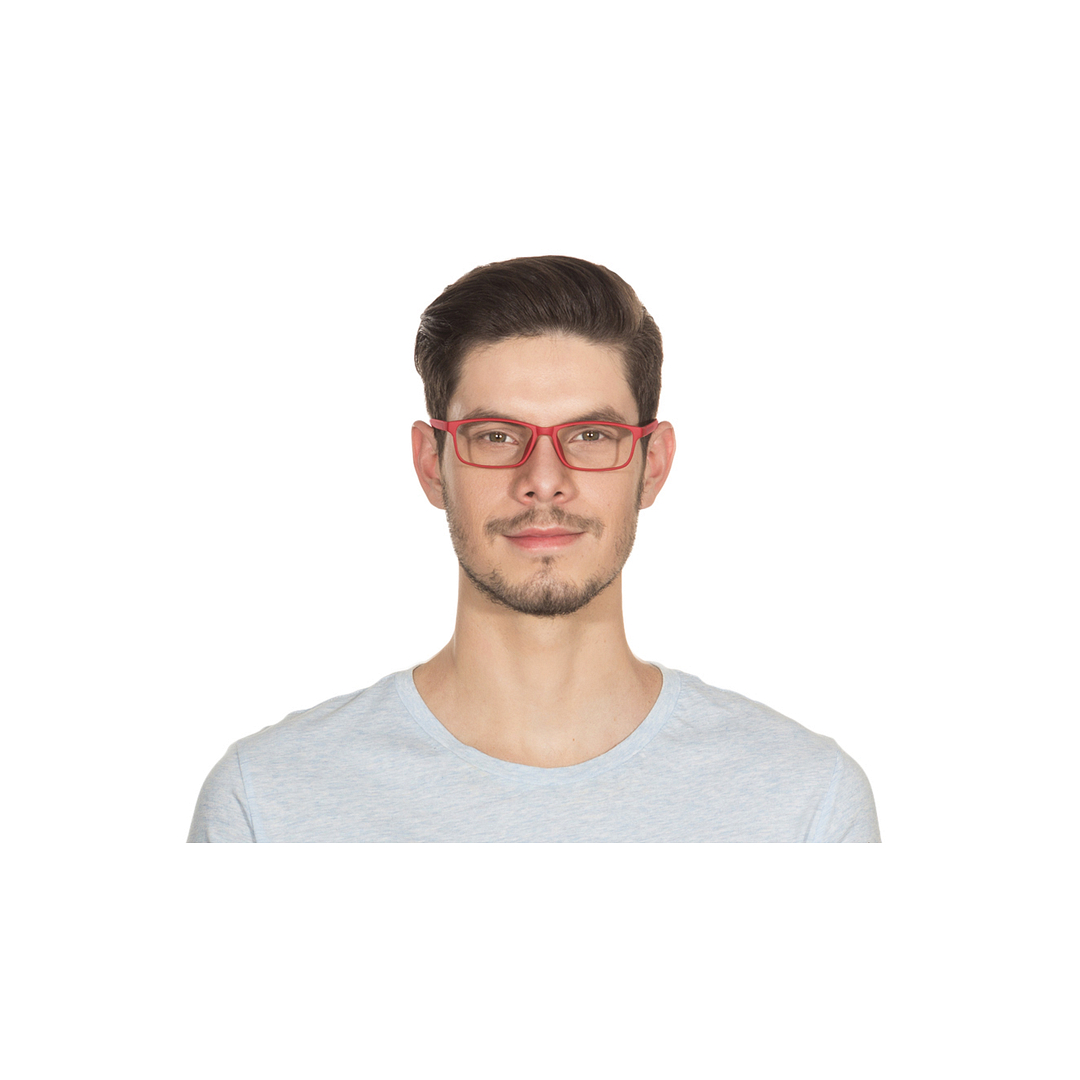 Lenskart Air Online Red Full Rim Rectangle right side