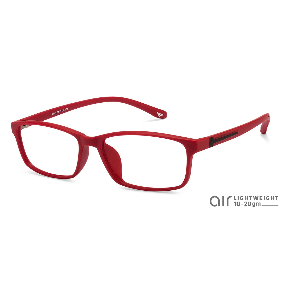 Lenskart Air Online Red Full Rim Rectangle right side
