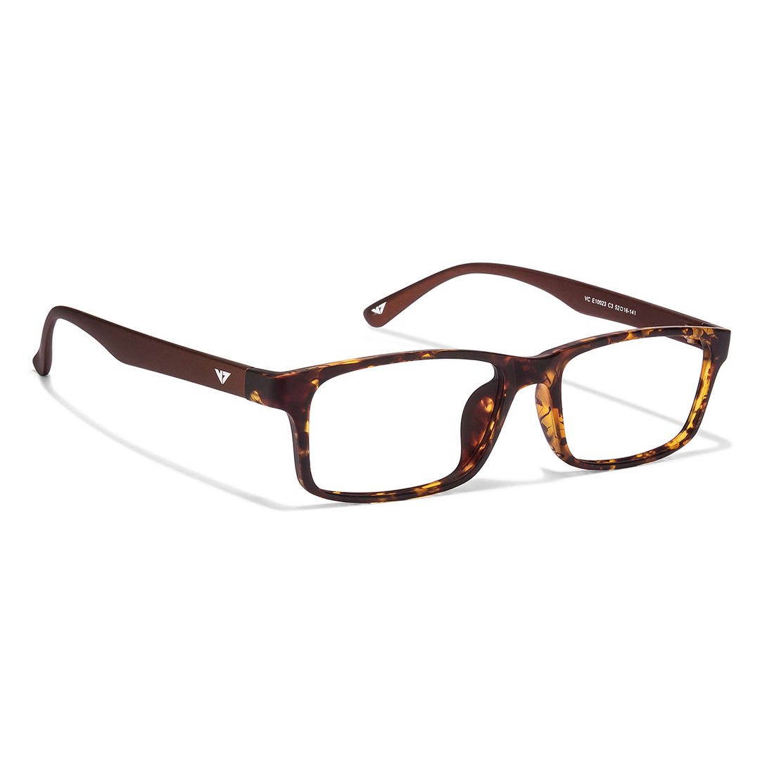 Lenskart Lenskart TOI Special: Lenskart Air: Tortoise Brown Full Rim Rectangle Lenskart TOI Special Online OTHERS VC E10023-C3 left side