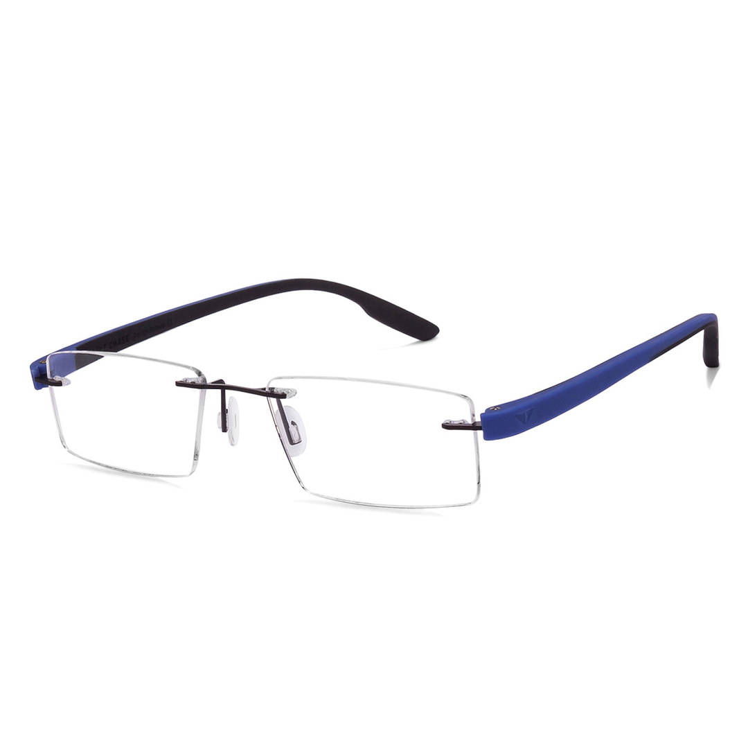 Lenskart Air Online Black Rimless Rectangle right side