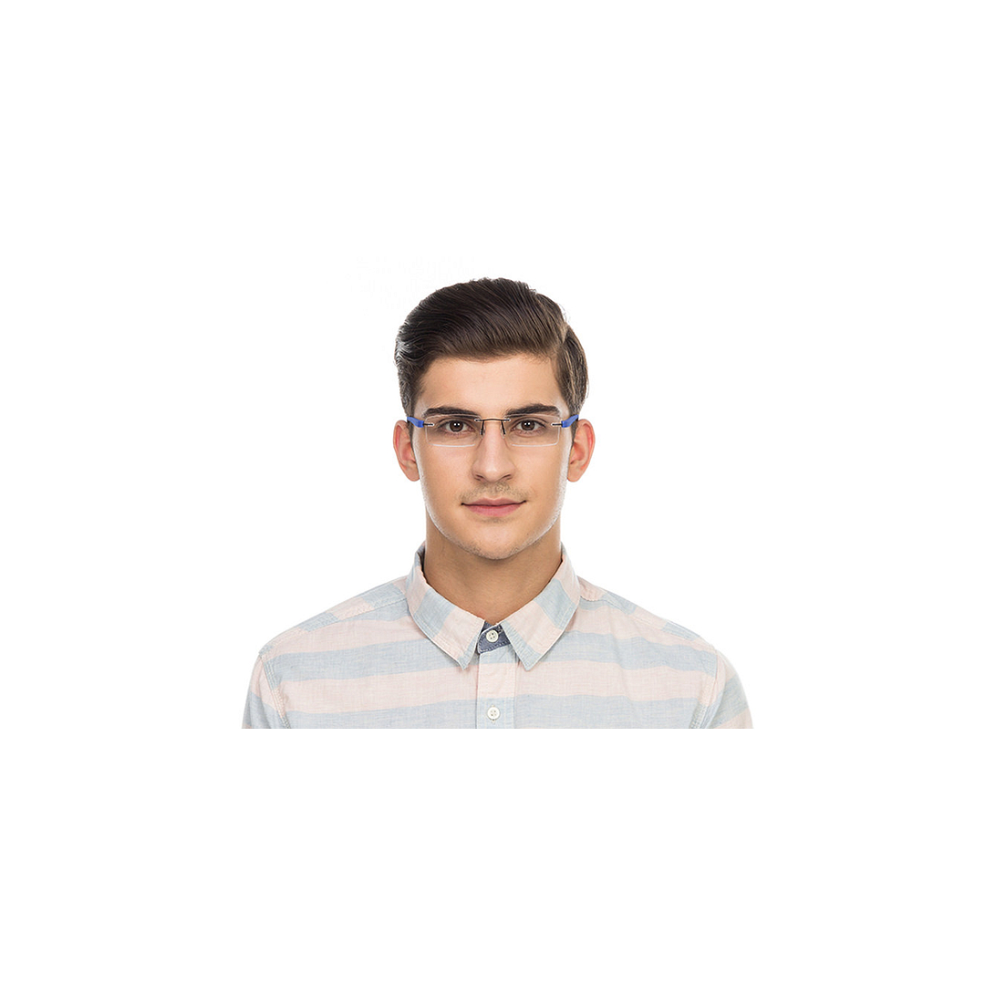 Lenskart Air Online Black Rimless Rectangle right side