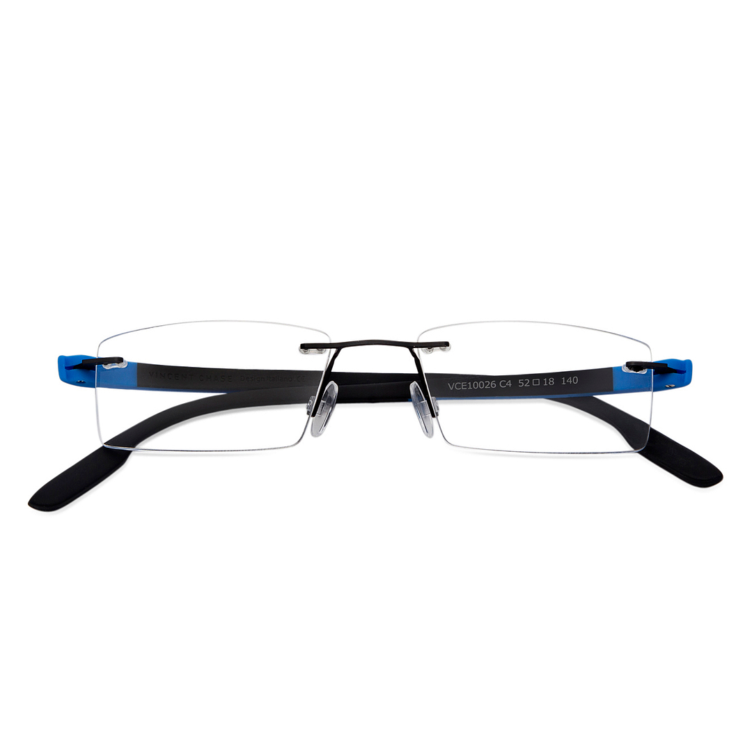 Lenskart Air Online Black Rimless Rectangle right side