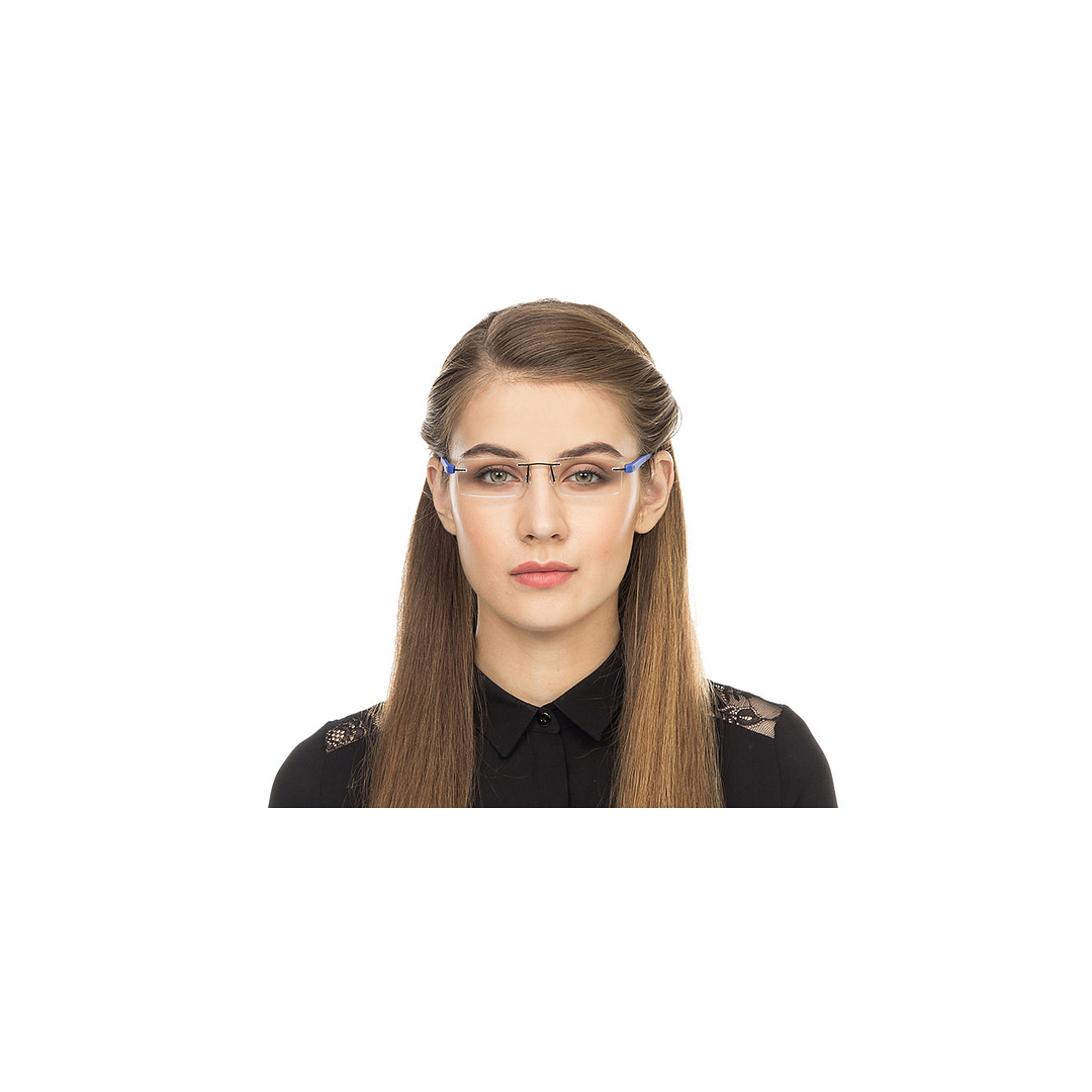 Lenskart Air Online Black Rimless Rectangle left side