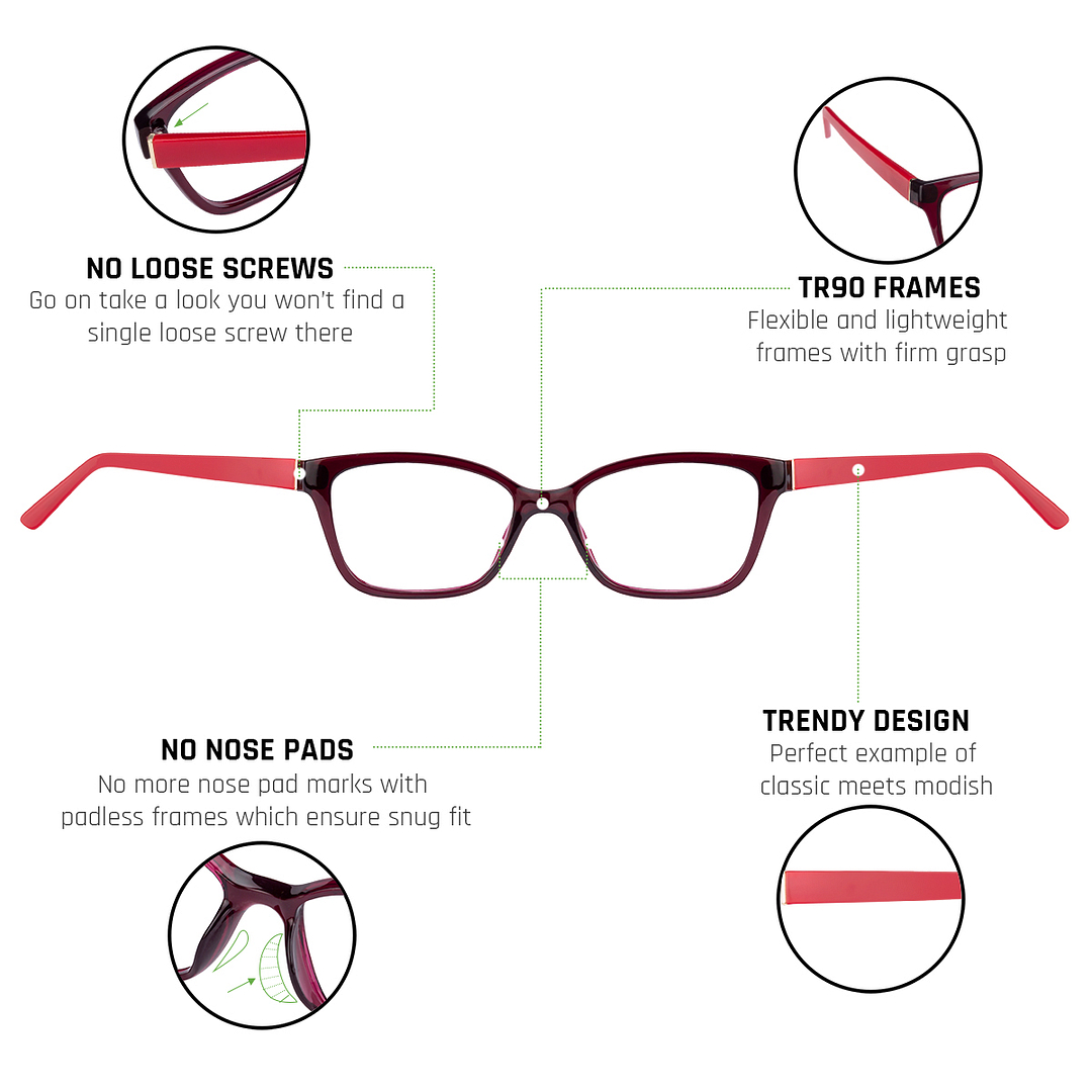 Lenskart Air Online Light Brown Full Rim Rectangle right side