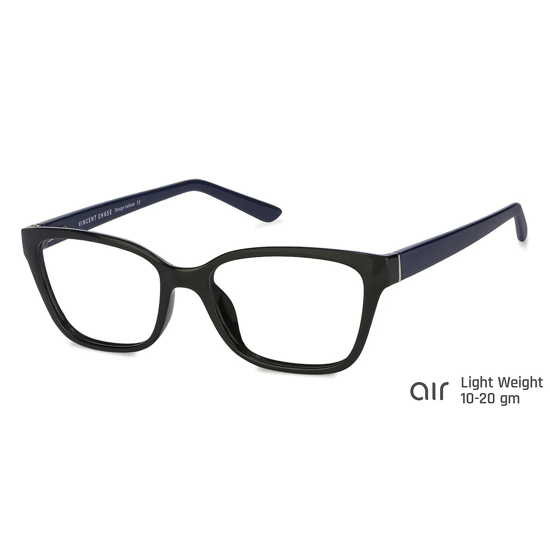 Lenskart Air Online Black Full Rim Rectangle left side