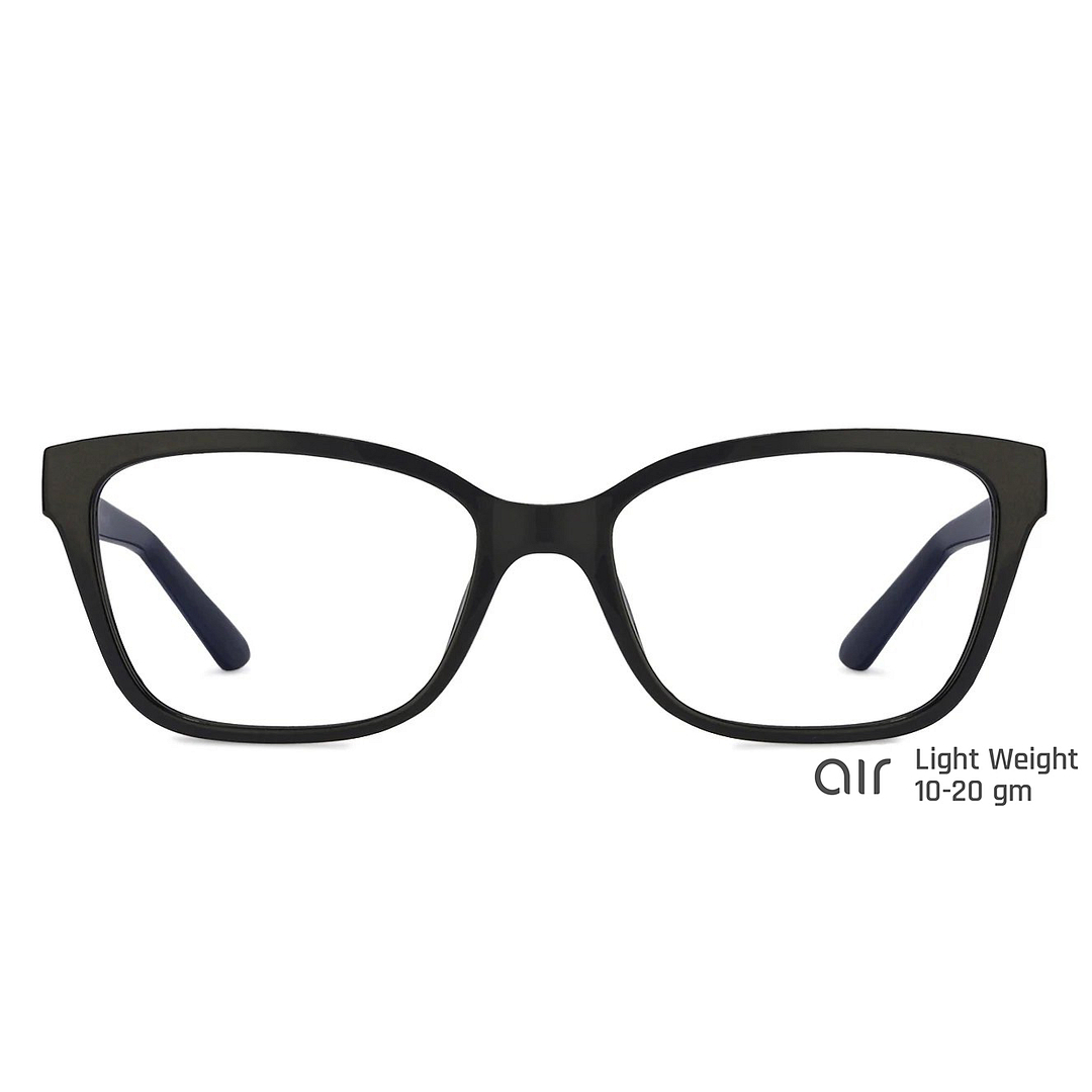 Lenskart Air Online Black Full Rim Rectangle left side