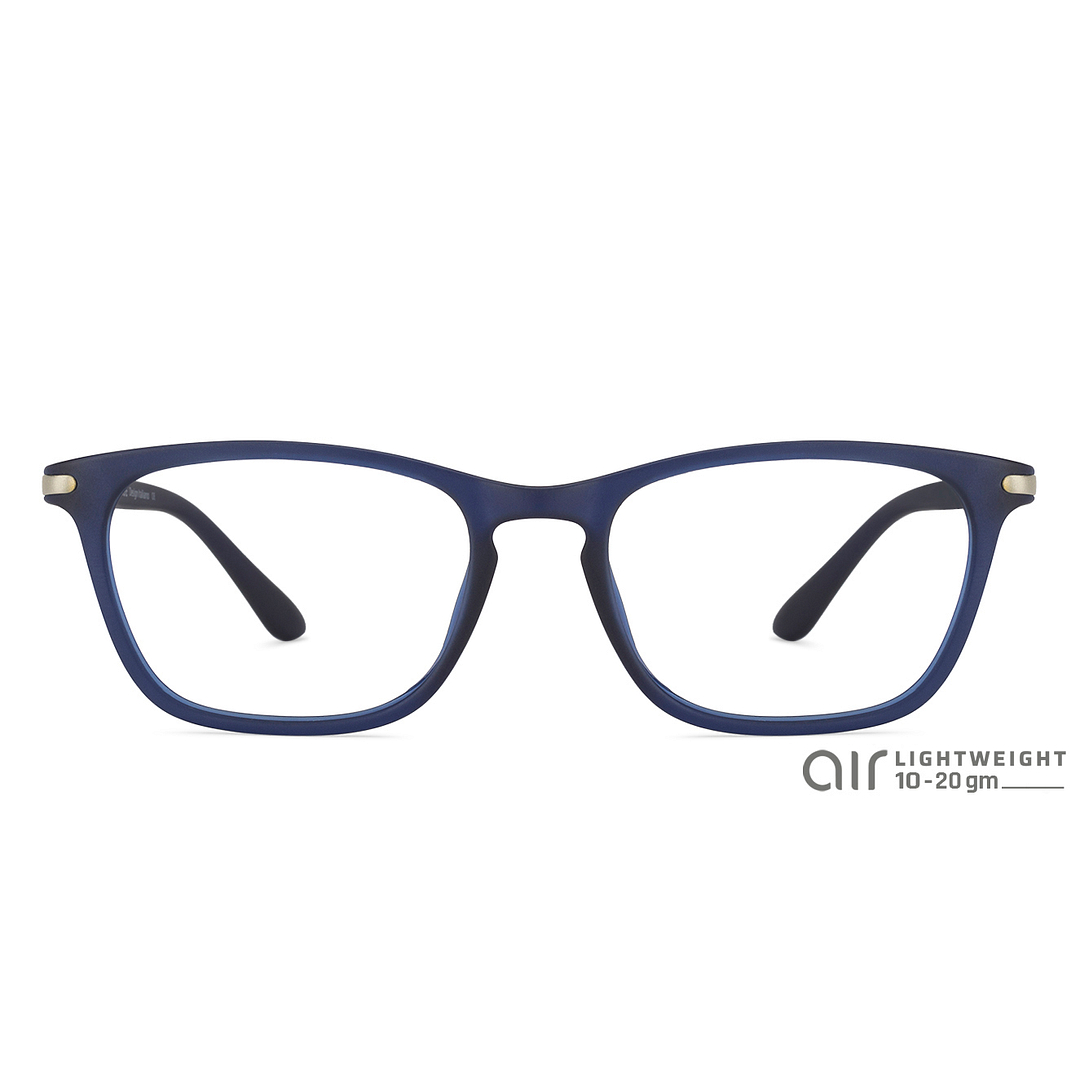 Lenskart Air Online Sky Blue Full Rim Rectangle left side