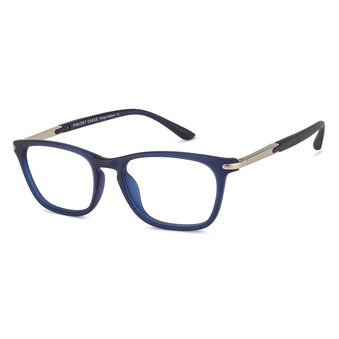 Lenskart Air Online Sky Blue Full Rim Rectangle left side