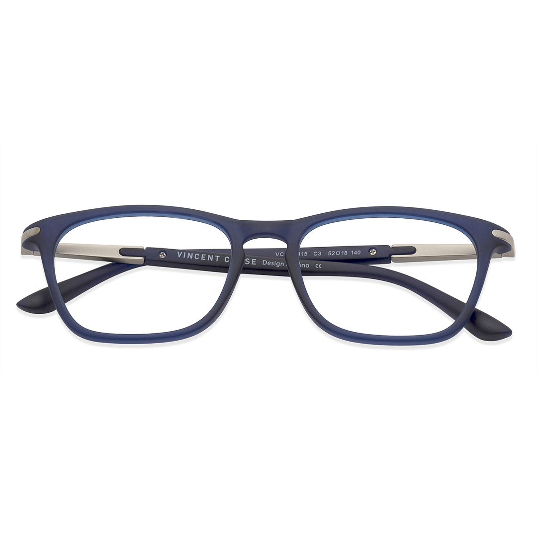Lenskart Air Online Sky Blue Full Rim Rectangle left side
