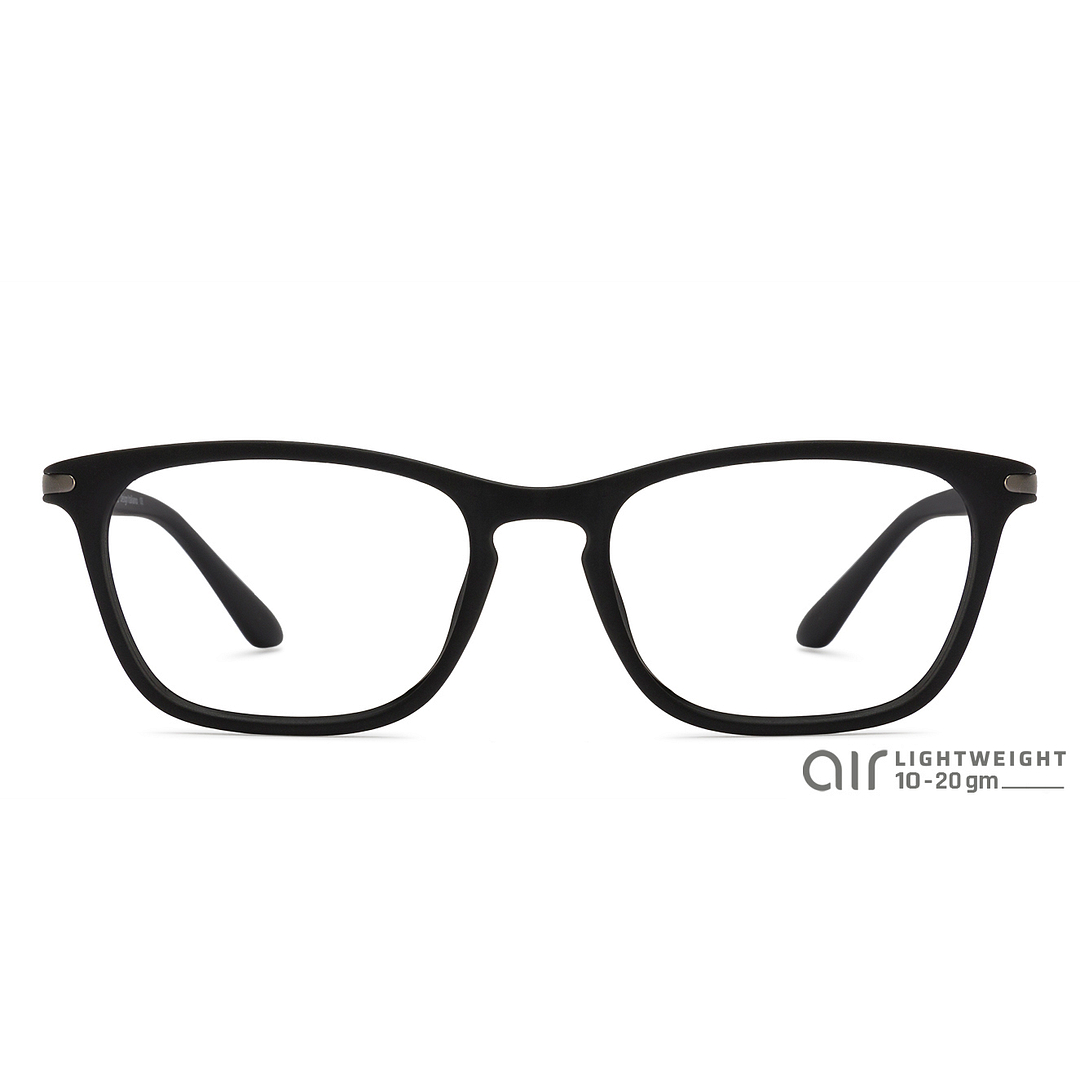 Lenskart Air Online Black Full Rim Rectangle left side