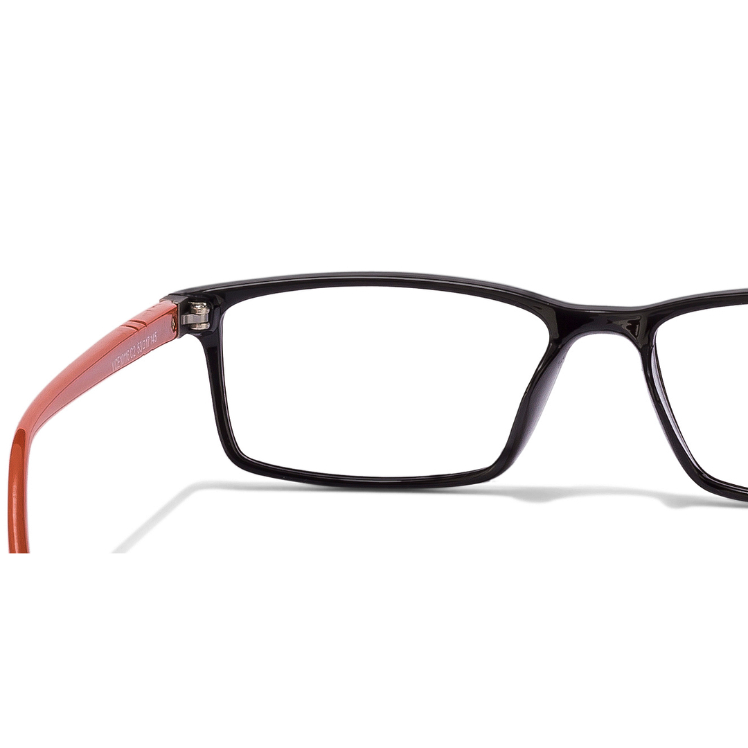 Lenskart Air Online Black Full Rim Rectangle left side