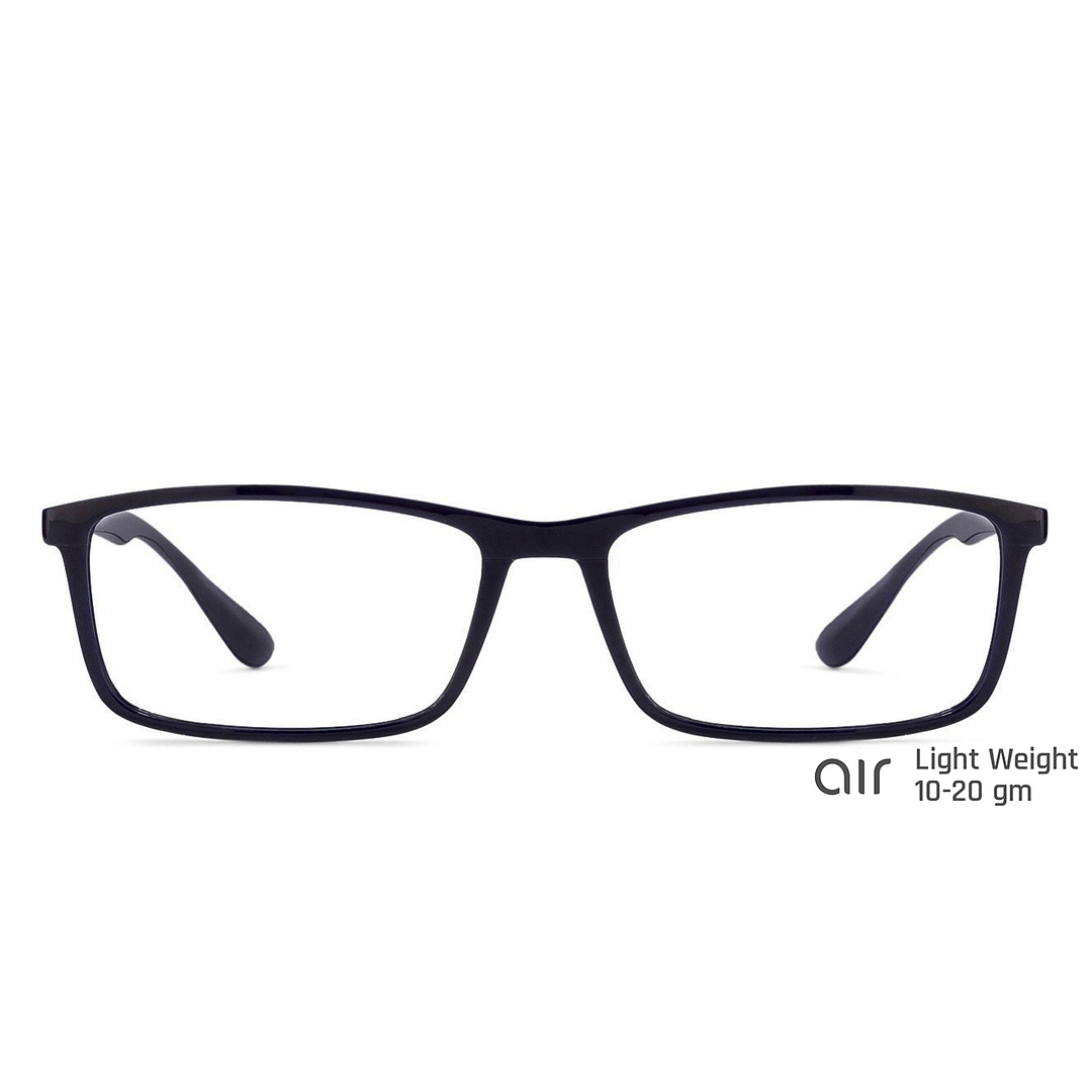Lenskart Air Online Sky Blue Full Rim Rectangle left side