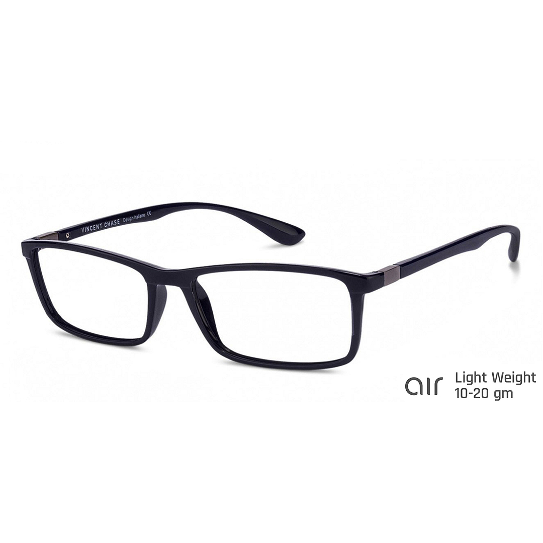 Lenskart Air Online Sky Blue Full Rim Rectangle left side