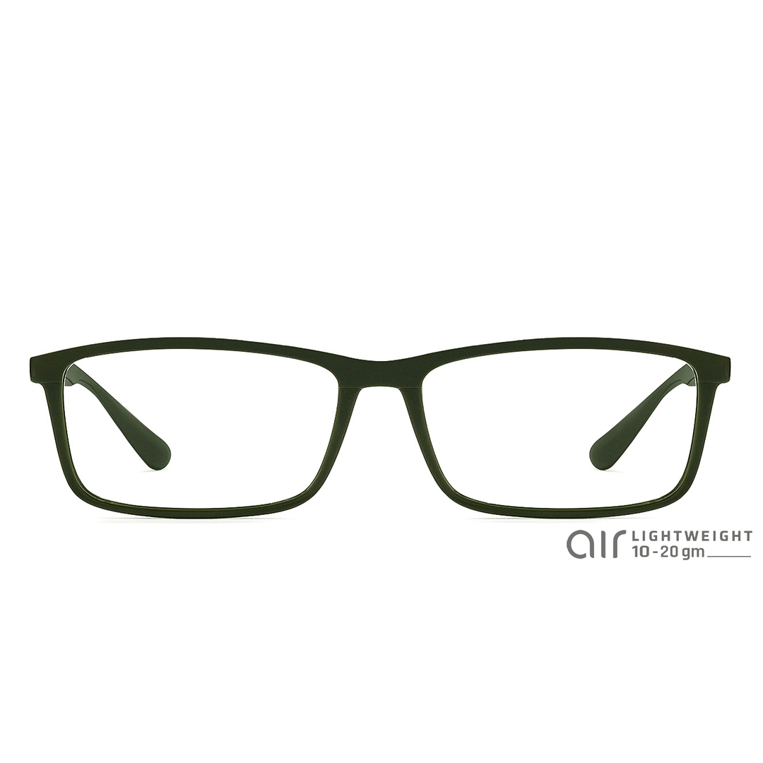 Lenskart Air Online Green Full Rim Rectangle left side