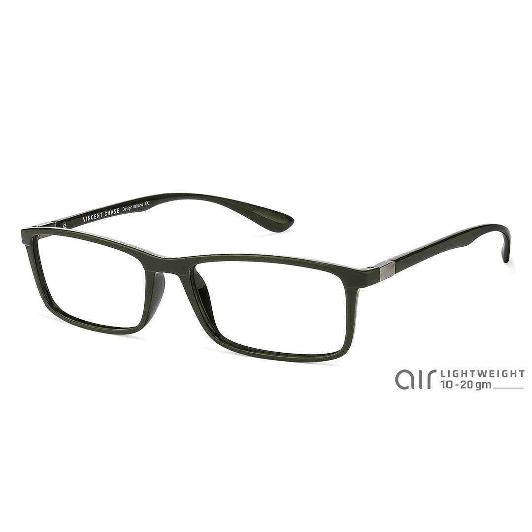Lenskart Air Online Green Full Rim Rectangle left side