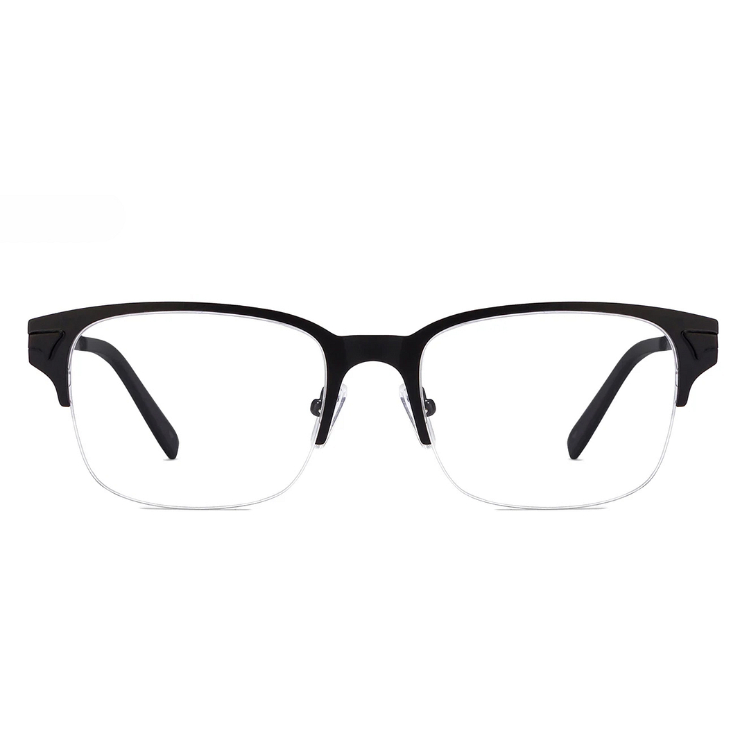 Vincent Chase Online Black Half Rim Square left side